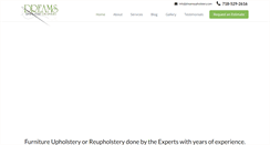 Desktop Screenshot of dreamsupholstery.com